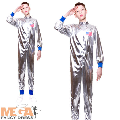 Kids Astronaut Flightsuit Space Costume