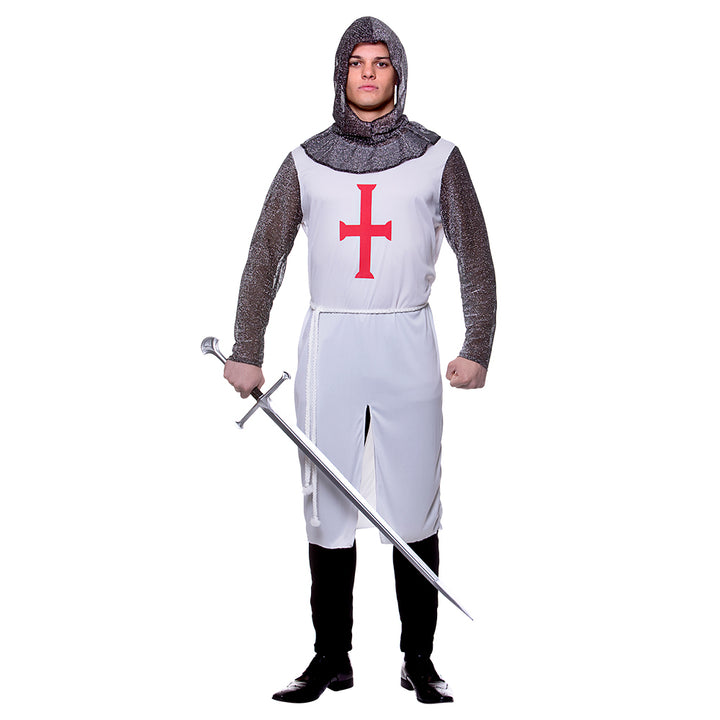 Men's Medieval Crusader Knight Historical Costume