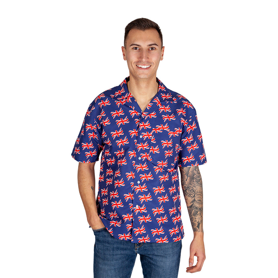 Men's GB Hawaiian Tropical Shirt Costume