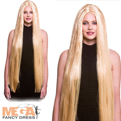 Extra Long Blonde Wig