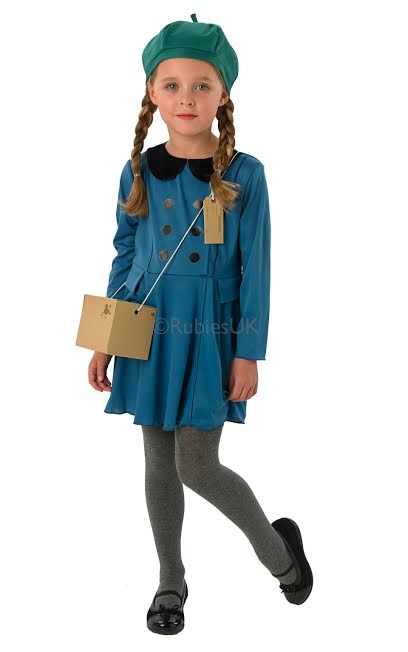 Historical WWII Girls Evacuee Fancy Dress Costume