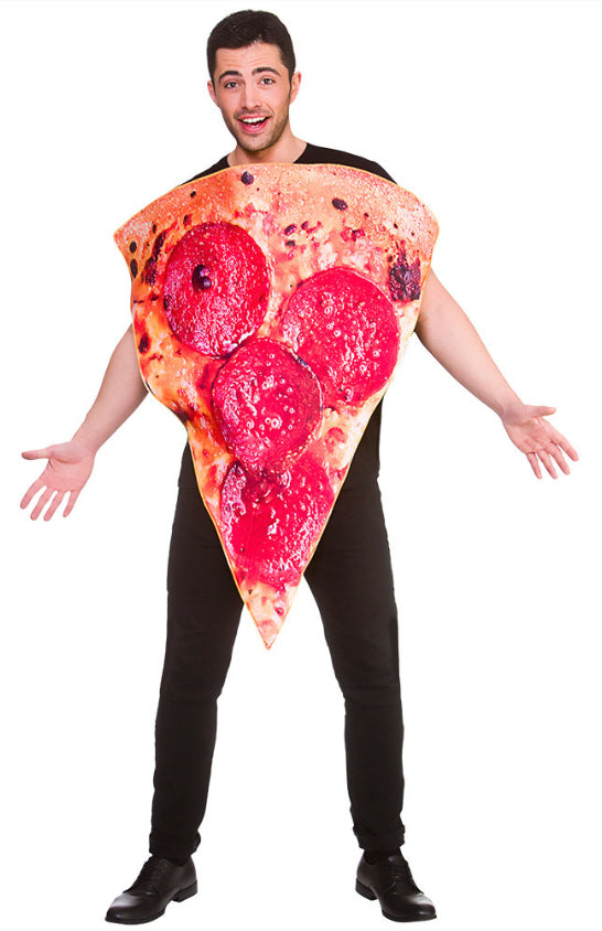 Funny Pizza Slice Costume Novelty Food Outfit