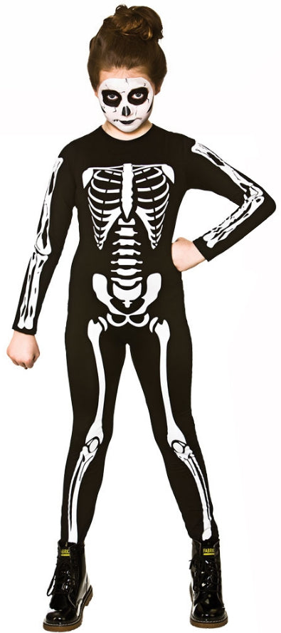 Skeleton Jumpsuit Kids' Halloween Costume