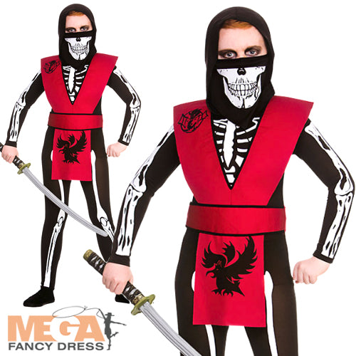 Skeleton Ninja Kids' Warrior Costume