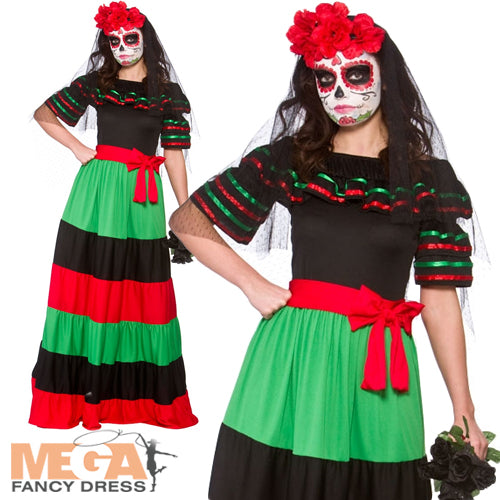 Day Of The Dead Senorita Fancy Dress