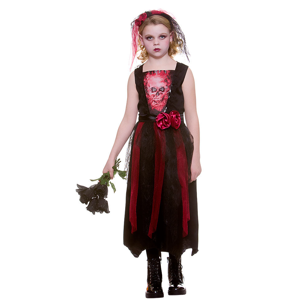 Girls Bride Day of the Dead Cultural Celebration Costume