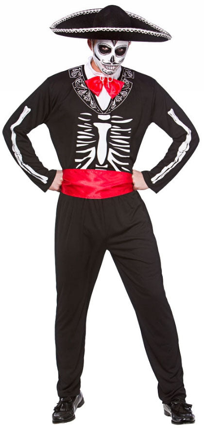 Mariachi Day of the Dead Cultural Celebration Mens Fancy Dress