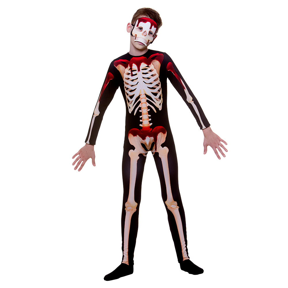 Kids' Blood Dripping Skeleton Horror Costume