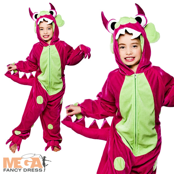 Pink Monster Imaginary Creature Costume