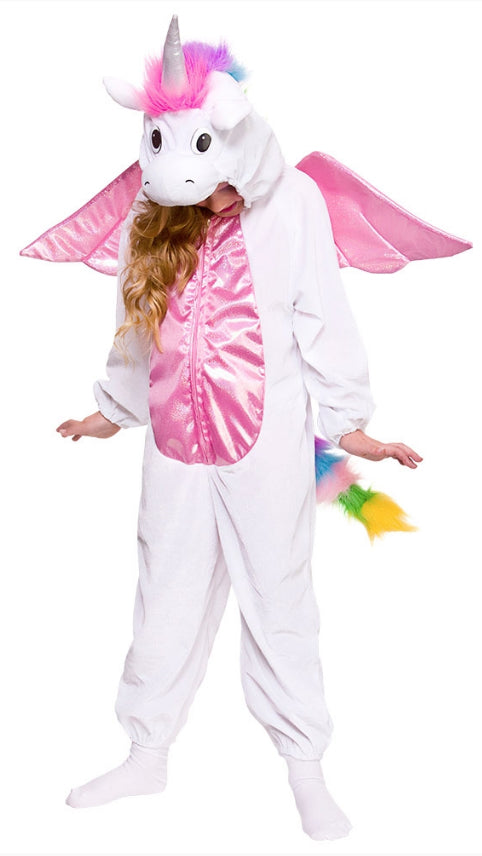 Girls Unicorn Magical Fantasy Fairy Tale Animal Costume Outfit