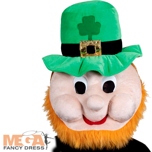Leprechaun Adults Face Mask Irish Folklore Accessory