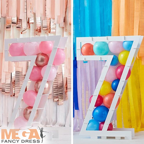 Balloon Mosaic Number Stand - 7