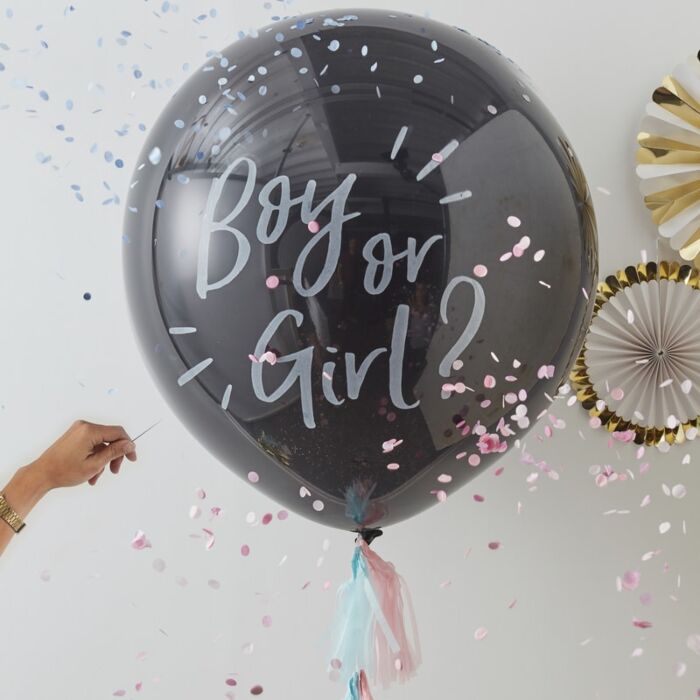 Boy or Girl Gender Reveal Balloon Party Surprise