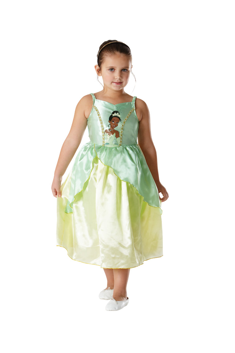 Girls Classic Disney Princess Tiana Fairytale Costume