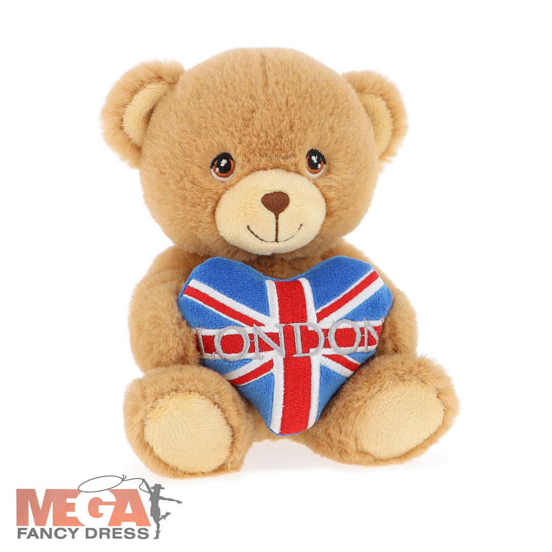 15cm London Heart Bear