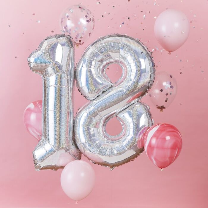 18th Birthday Balloon Bundle Celebration Decor
