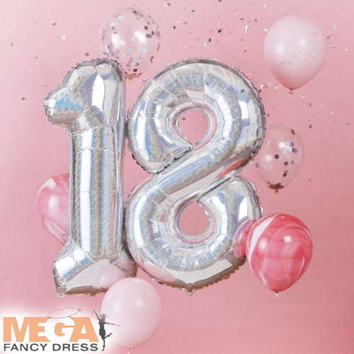 18th Birthday Balloon Bundle Celebration Decor