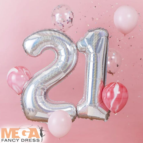 21st Birthday Balloon Bundle Celebration Decor
