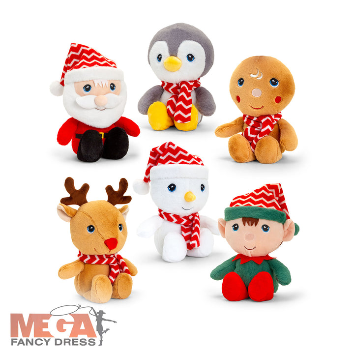 15cm Keeleco Christmas Beanie Pals