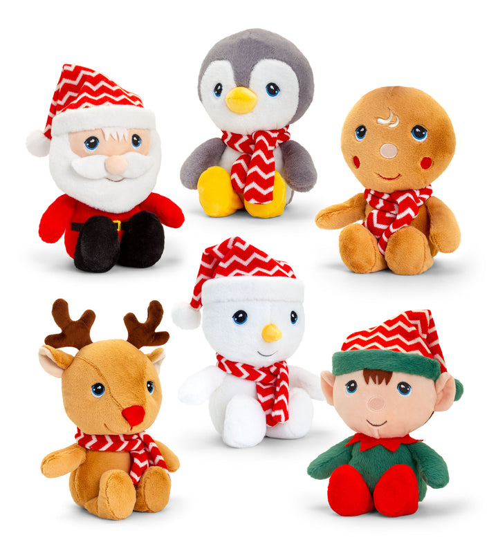 15cm Keeleco Christmas Beanie Pals