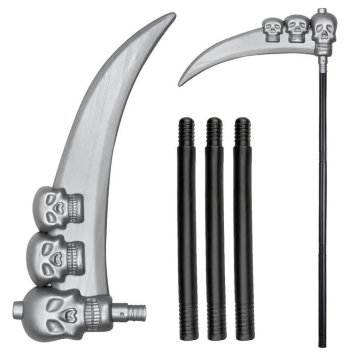 Skeleton Skull Scythe Grim Reaper Halloween Accessory