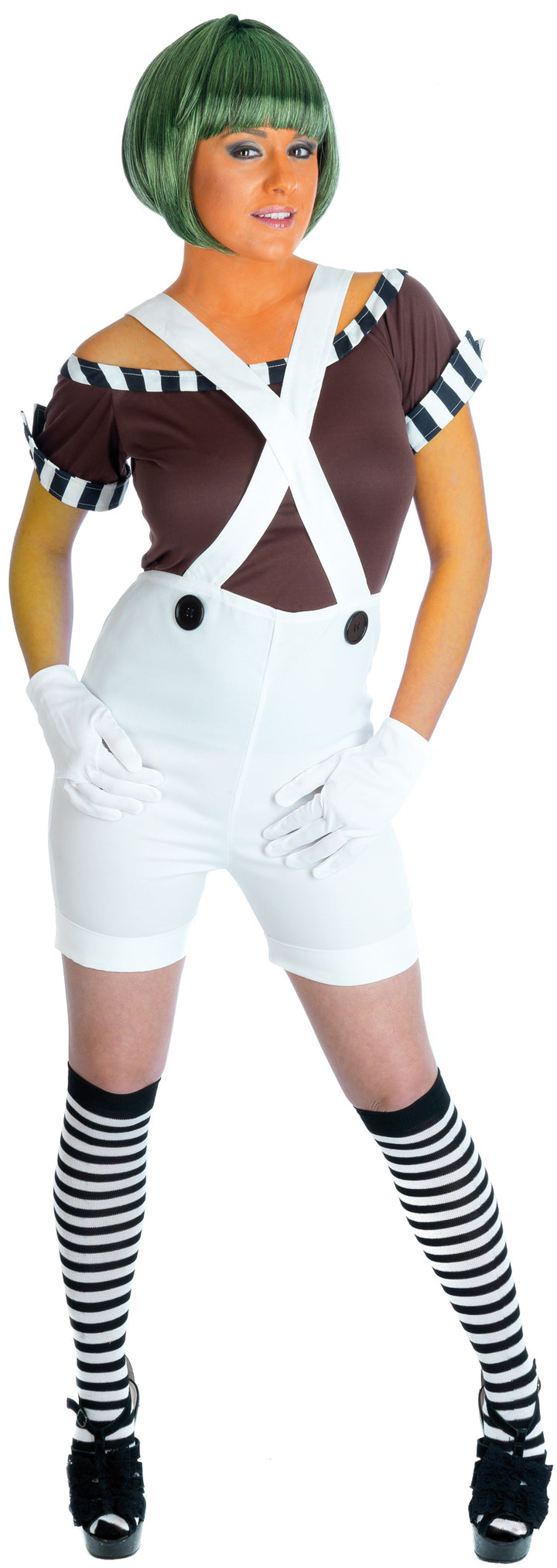 Film-Themed Sexy Oompa Loompa Factory Worker Costume