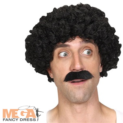 Scouser Guy Wig and Tash Set