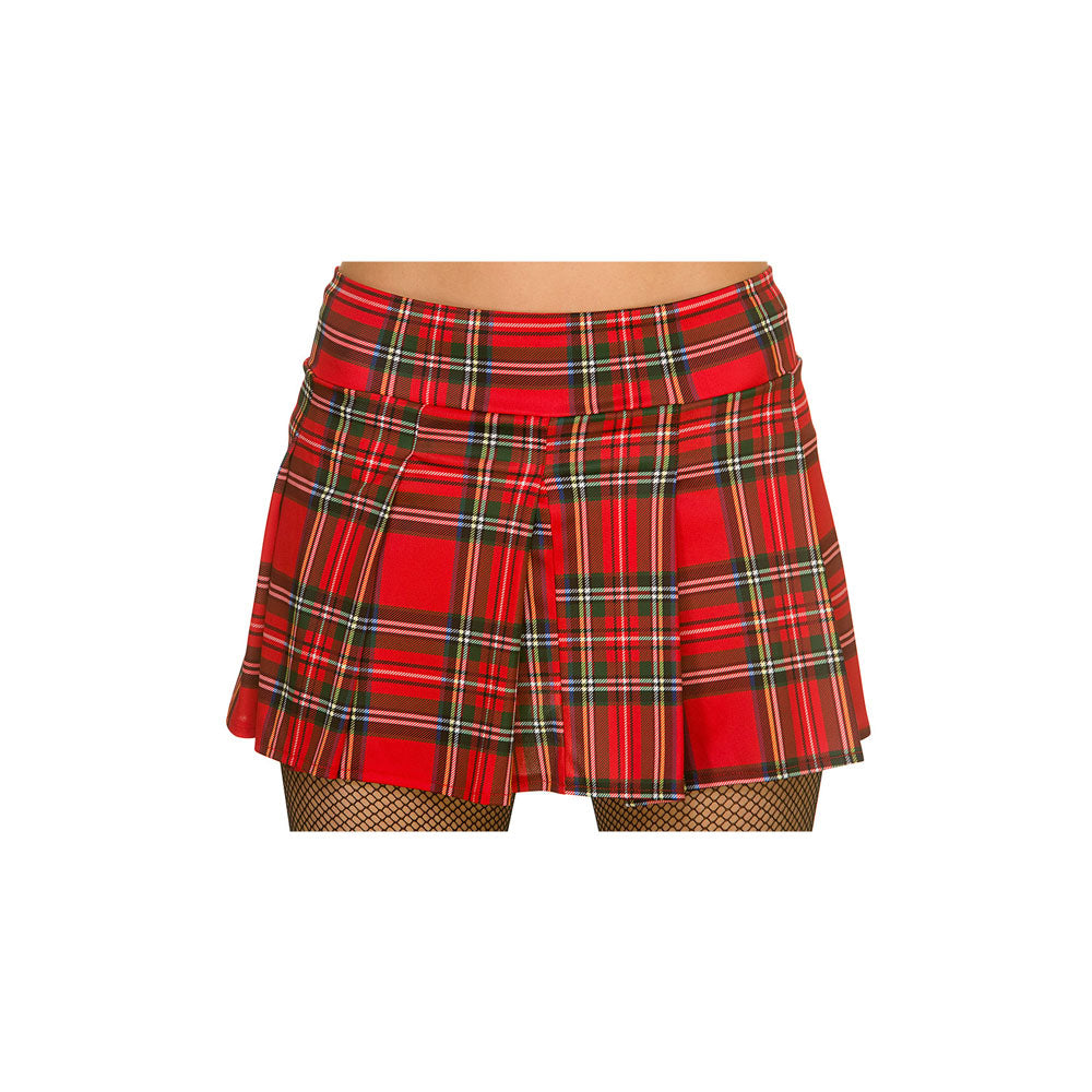 80s Punk Tartan School Skirt Retro Style Apparel