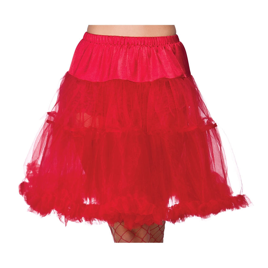 Red 18" Ruffle Petticoat