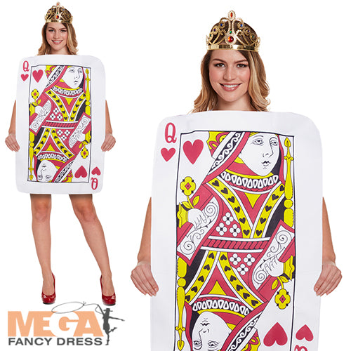 Queen of Hearts Playing Card Themed Costume Accessory