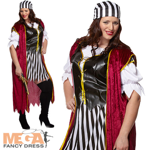 Plus Size Pirate Woman Sea Adventure Costume
