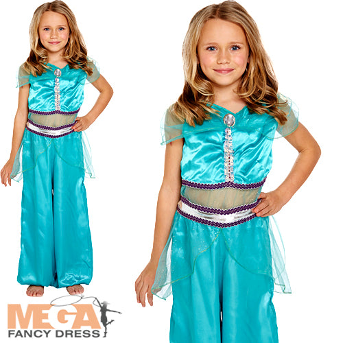 Arabian Princess Fairytale Girls Desert Royalty Costume