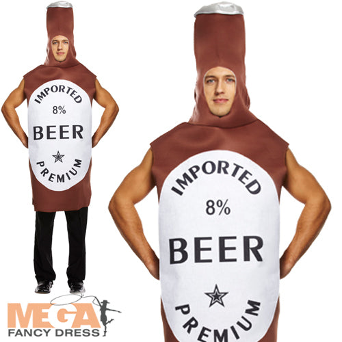 Brown Beer Bottle Costume