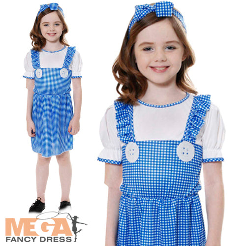 Girls Country Dorothy Oz Fairy Tale World Book Day Costume