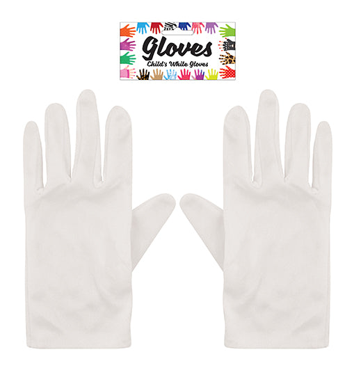 Kids White Gloves