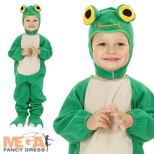 Kids Toddler Frog Fancy Dress Animal Costume