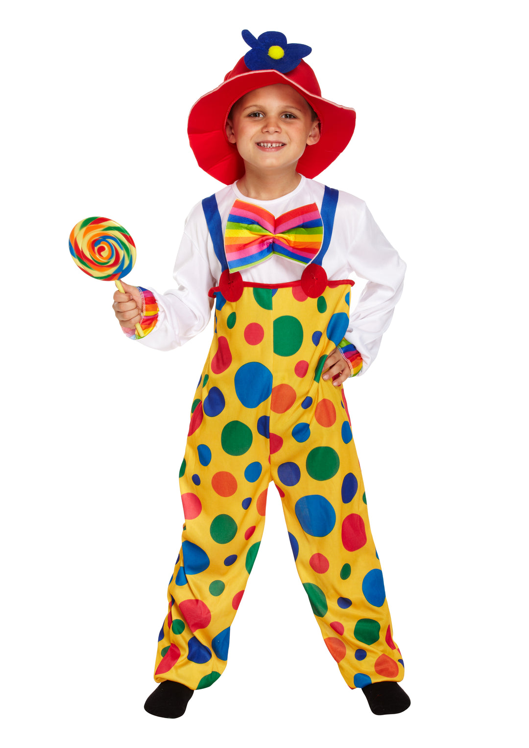 Kids Clown Costume: Boys & Girls Fun Circus Performer Costume