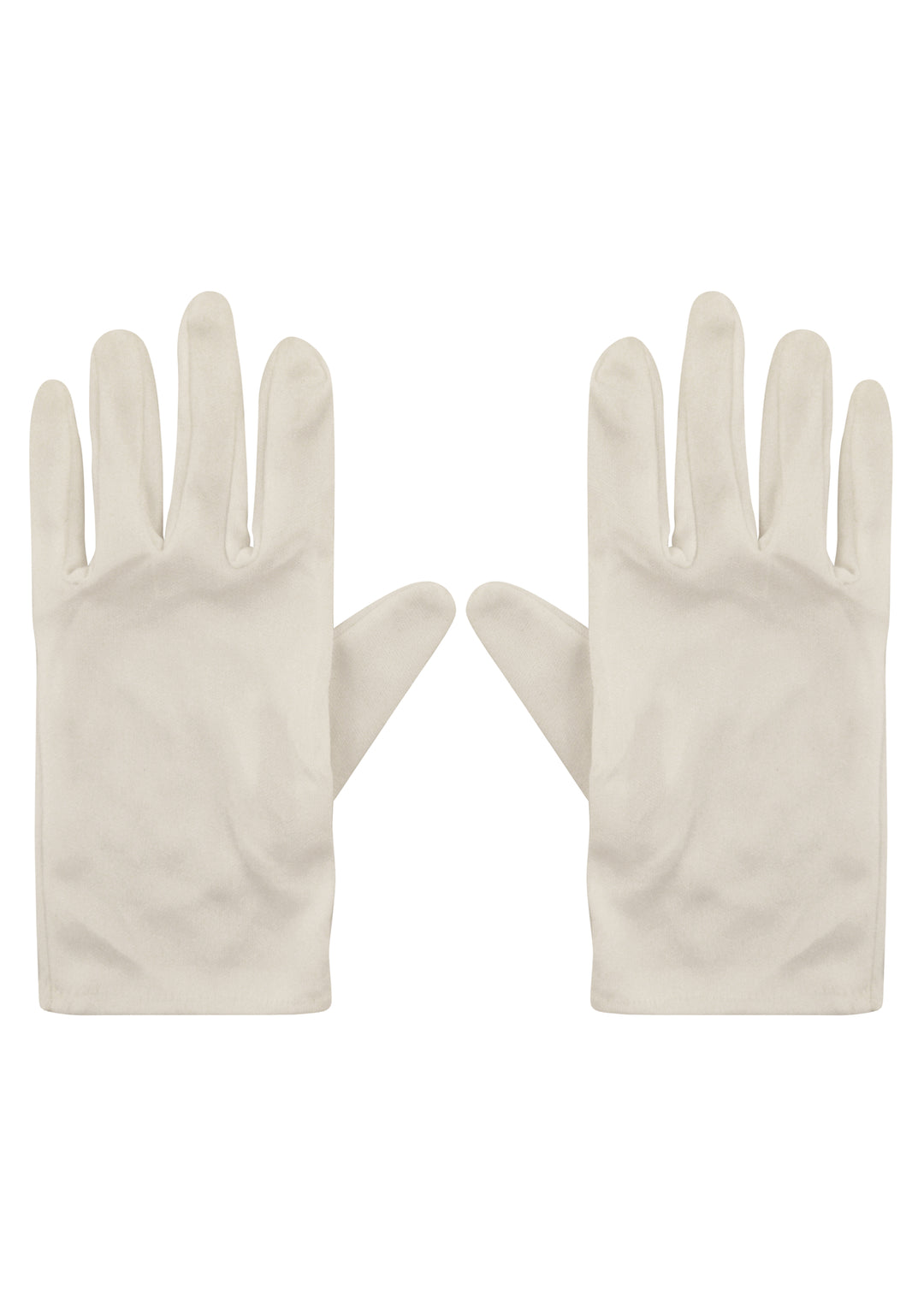 White Gloves for Adults Costume Accessory