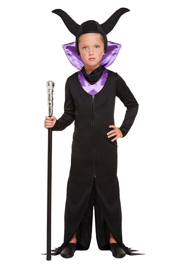 Evil Queen Girls Fairytale Villain Costume