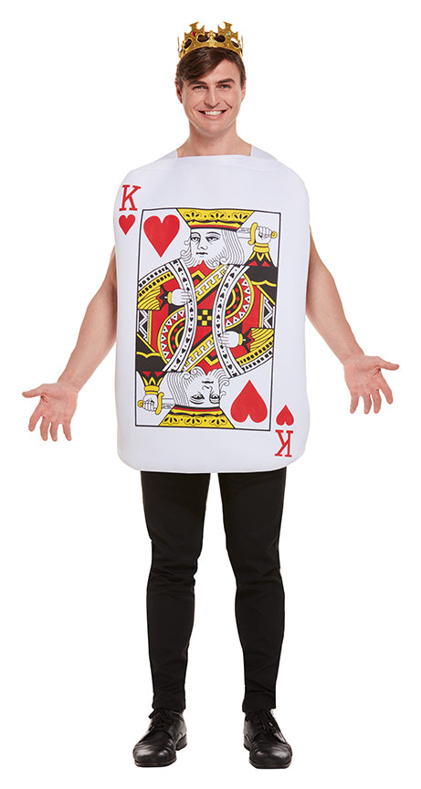 King of Hearts Playing Card Themed Adults Costume