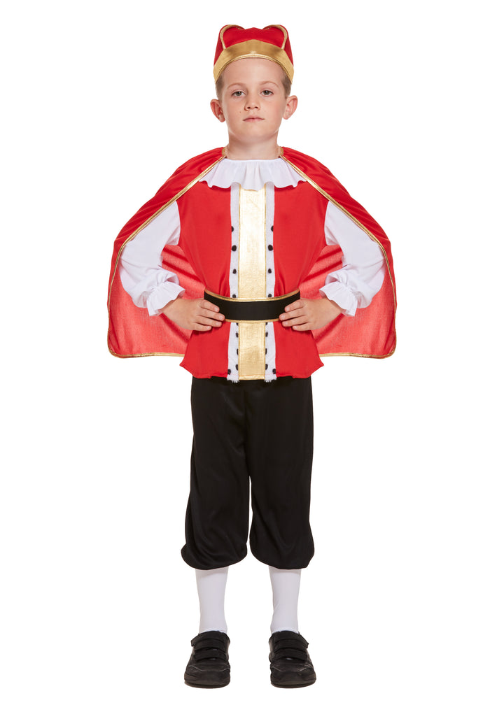 Kid's Medieval King Regal Historical Costume