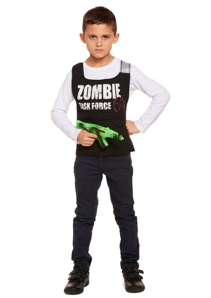 Boys Zombie Killer Super Agent Halloween Costume Accessory