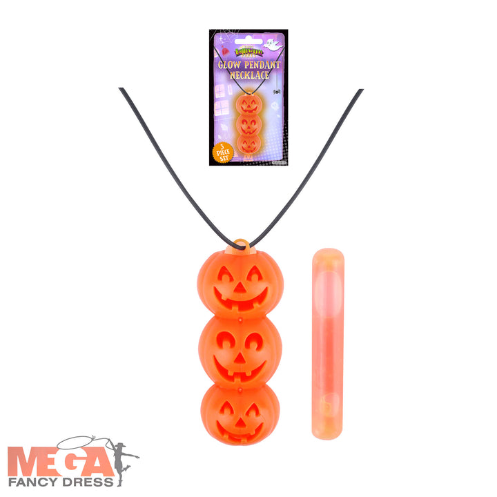 Glow in the Dark Pumpkin Halloween Pendant