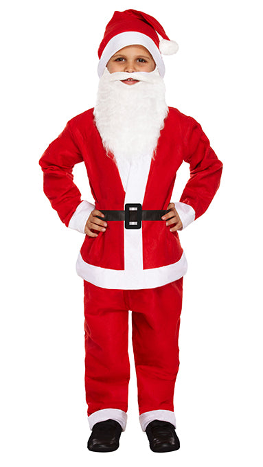 Boys Santa Christmas Holiday Cheer Costume