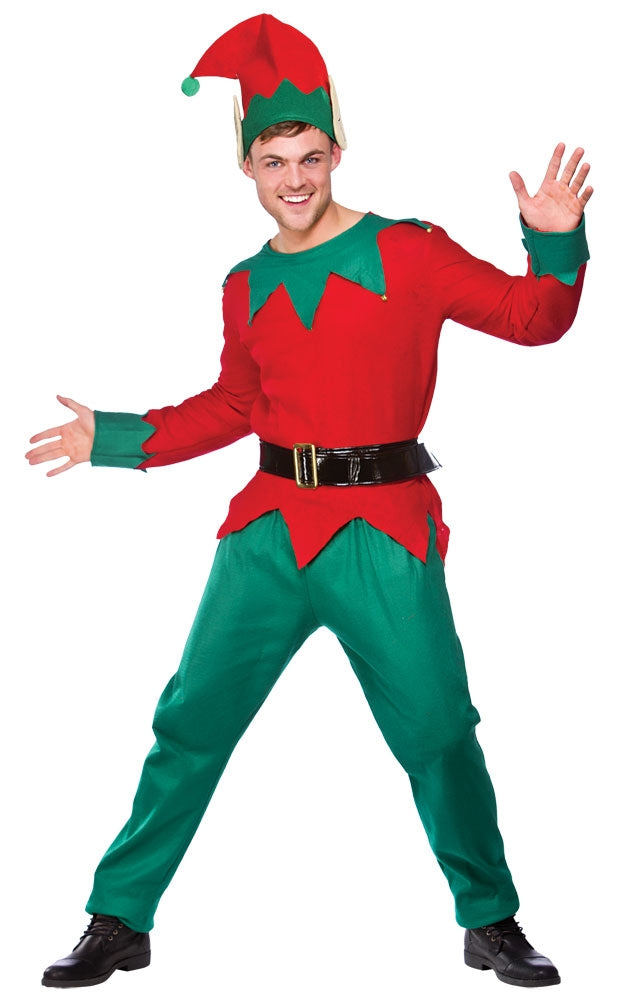 Deluxe Elf Christmas Festive Helper Costume