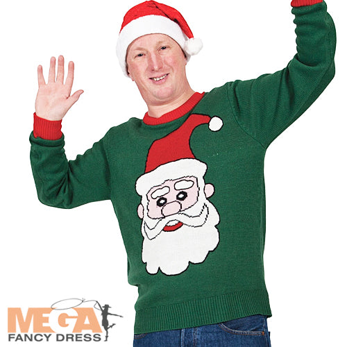 Green Crimbo Jumper Festive Holiday Sweater