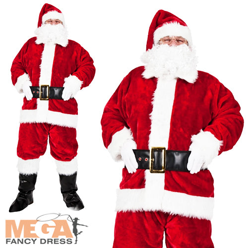 Regal Plush Santa Costume