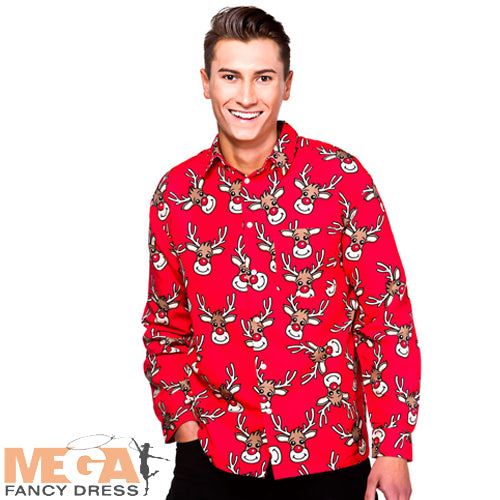 Reindeer Christmas Shirt Holiday Clothing