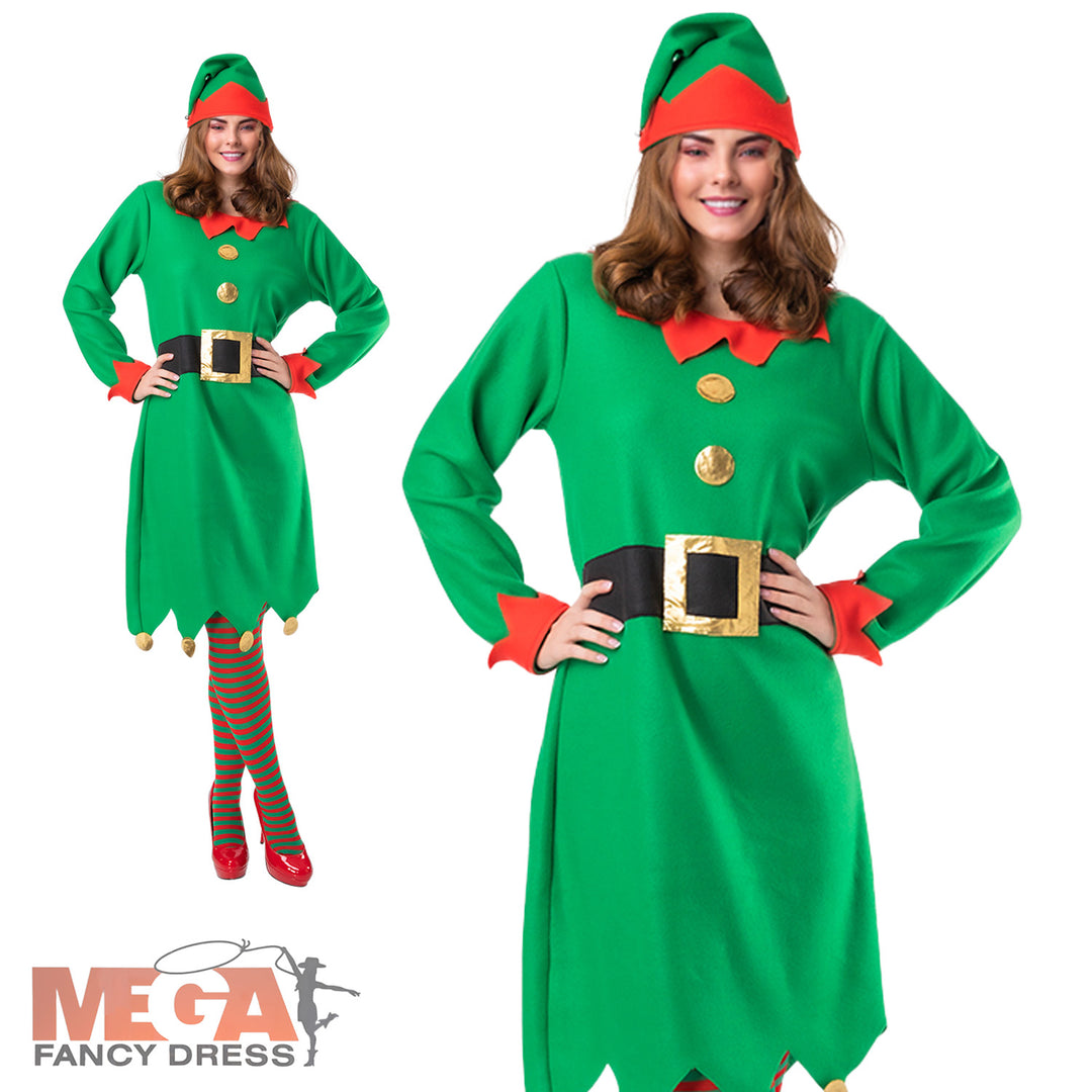 Ladies Santa's Helper Elf Dress