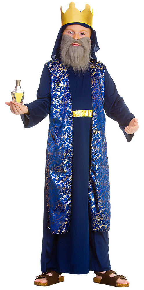 Kids Blue Wise Man Nativity Costume